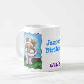 Bernhardiner-Party-Mitte Kaffeetasse (Vorderseite Links)