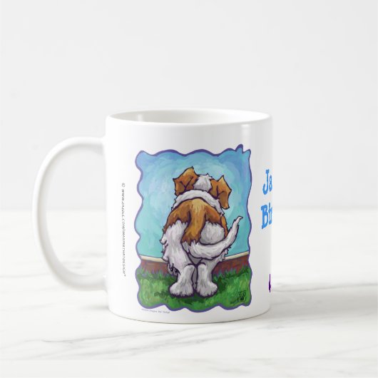 Bernhardiner-Party-Mitte Kaffeetasse (Links)