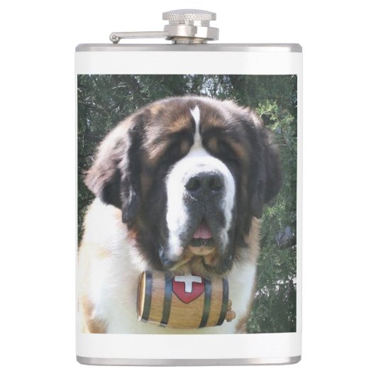 Bernhardiner .png flachmann (Vorderseite)