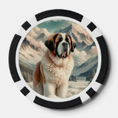 Bernhardiner Pokerchips (Rückseite)
