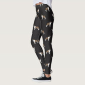 Bernhardiner-Silhouette-Muster Leggings (Links)