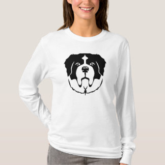 Bernhardiner stellen gegenüber T-Shirt