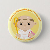 Bernhardiner von Clairvaux Button (Vorderseite)