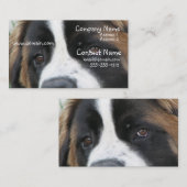 Bernhardiner-Welpen-Visitenkarte Visitenkarte (Vorne/Hinten)