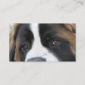 Bernhardiner-Welpen-Visitenkarte Visitenkarte (Rückseite)