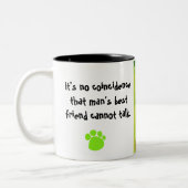 Bernhardiner Zweifarbige Tasse (Links)