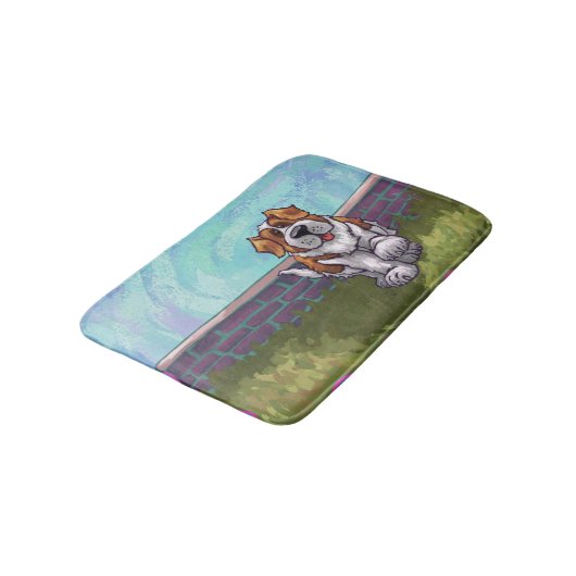 Bernhardinergeschenke u. -zusätze badematte (Schrägansicht)