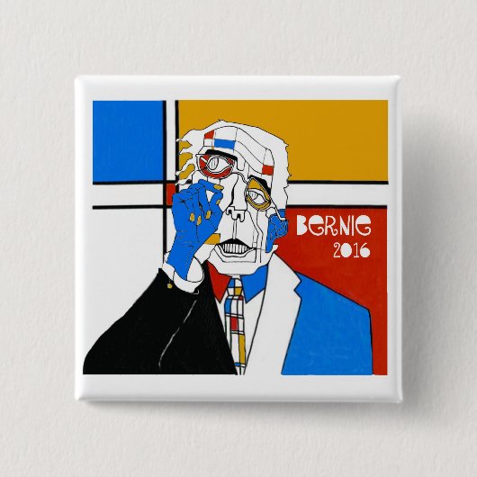 Bernie '16 button (Vorderseite)