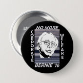 Bernie '16 button (Vorne & Hinten)