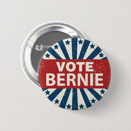 Bernie 2016 button (Vorne & Hinten)