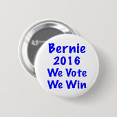 Bernie 2016 button (Vorne & Hinten)