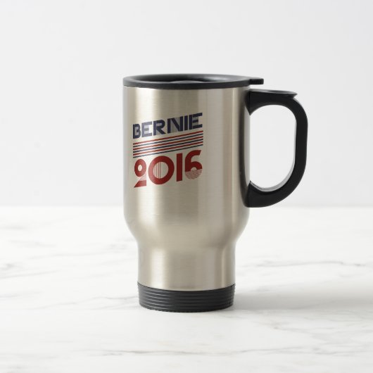 Bernie 2016 Vintage Art-Fahne Reisebecher (Rechts)