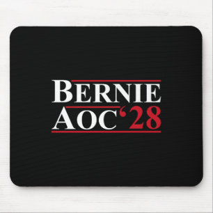 Bernie Aoc 2028 Bernie Sanders Alexandria Cortez Mousepad