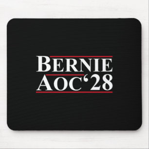 Bernie Aoc 2028 Bernie Sanders Alexandria Cortez Mousepad