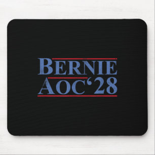 Bernie Aoc 2028 Bernie Sanders Alexandria Cortez Mousepad