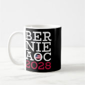 Bernie Aoc Kampagne 2028 - Kampf gegen Oligarchie  Kaffeetasse (Links)