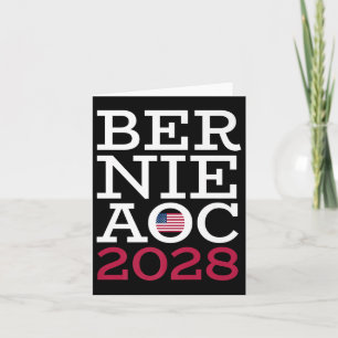 Bernie Aoc Kampagne 2028 - Kampf gegen Oligarchie Karte