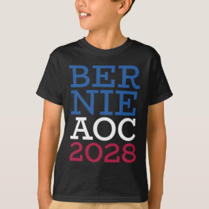Bernie Aoc Kampagne 2028 - Patriotic Fight Oligarc T-Shirt