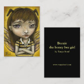 Bernie - das Honigbienenmädchen Visitenkarte (Vorne/Hinten)