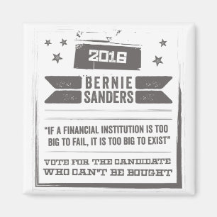 Bernie: Der Kandidat kann nicht kann nicht gekauft Magnet