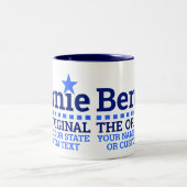 Bernie die ursprüngliche kundenspezifische zweifarbige tasse (Mittel)