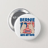 Bernie erhält meine button (Vorne & Hinten)