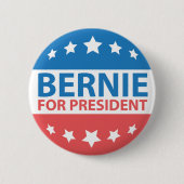 Bernie für Präsident Button (Vorderseite)