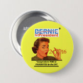 Bernie für President* Button (Vorne & Hinten)