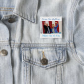 Bernie hat mein Herz, Hillary hat meinen Button (Beispiel)