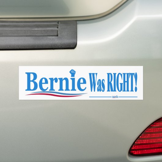 Bernie hatte recht autoaufkleber (Auf Auto)