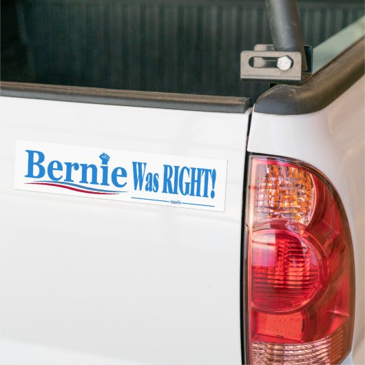 Bernie hatte recht autoaufkleber (Auf Lkw)