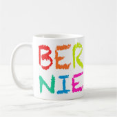 "BERNIE" (IN DEN REGENBOGEN-BUCHSTABEN) KAFFEETASSE (Links)