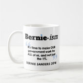 Bernie.ism Regierung für alle Kaffeetasse (Links)