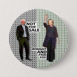 Bernie ist nicht für Verkauf Button
