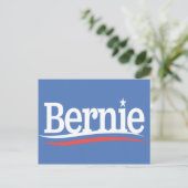 Bernie Logo Postkarte (Stehend Vorderseite)