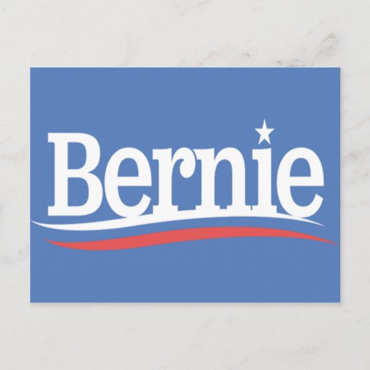 Bernie Logo Postkarte (Vorderseite)