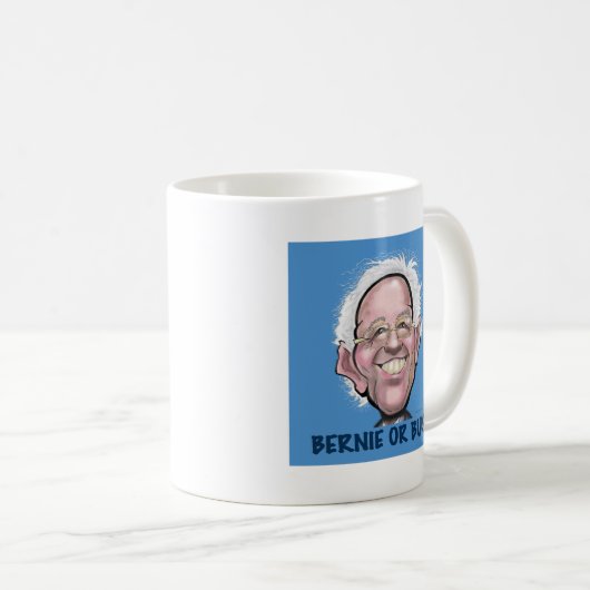 BERNIE ODER BUST KAFFEETASSE (VorderseiteRechts)