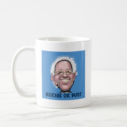 BERNIE ODER BUST KAFFEETASSE (Links)