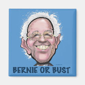 BERNIE ODER BUST MAGNET (Vorne)