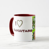 Bernie Orangutan Tasse (Vorderseite Links)