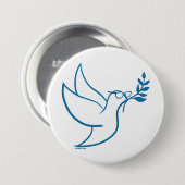 Bernie Peace Bird Button (Vorne & Hinten)