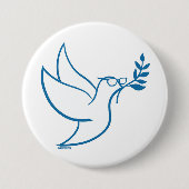 Bernie Peace Bird Button (Vorderseite)