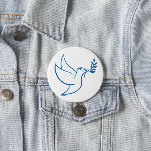Bernie Peace Bird Button (Beispiel)