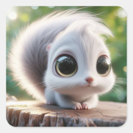 ‚Bernie‘ Quadratischer Aufkleber