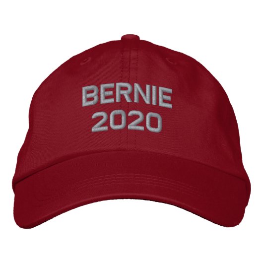 BERNIE SANDEERS FÜR PRÄSIDENT 2020 BESTICKTE BASEBALLKAPPE (Vorderseite)