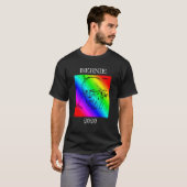Bernie Sander 2020 Präsidentschaftswahl Rainbow T-Shirt (Vorne ganz)
