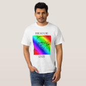 Bernie Sander 2020 Präsidentschaftswahl Rainbow T-Shirt (Vorne ganz)