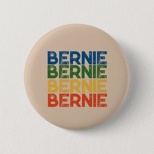 Bernie Sander 2020 Retro Bernie 2020 Button (Vorderseite)