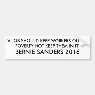 Bernie Sanders 2016 Autoaufkleber