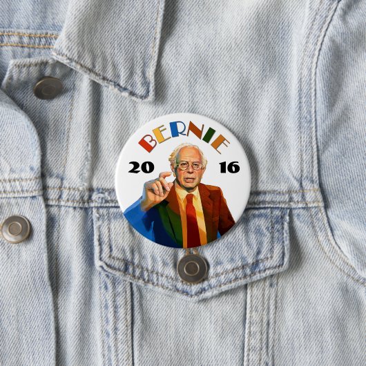 Bernie Sanders 2016 Button (Beispiel)